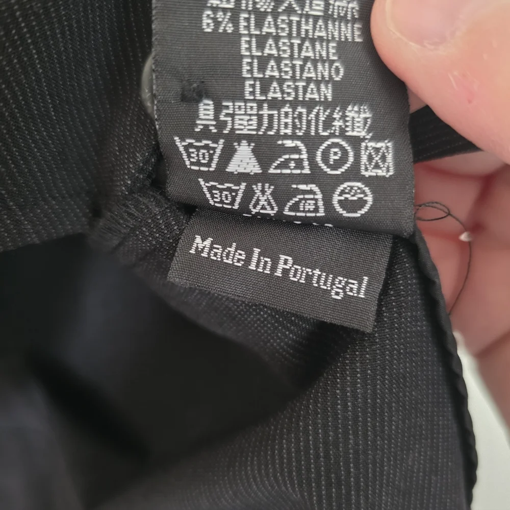 Womens Cop. Copine Vest Shirt Size 42  Futuristic Avant Garde Black, Gray Pinstr - Picture 4 of 12